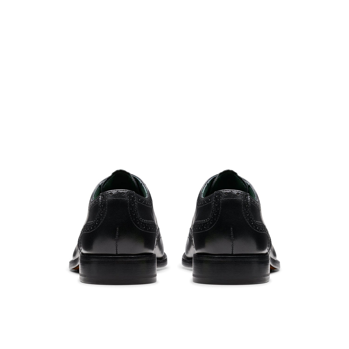 Clarks Men's Craft James Tip - Black Leather