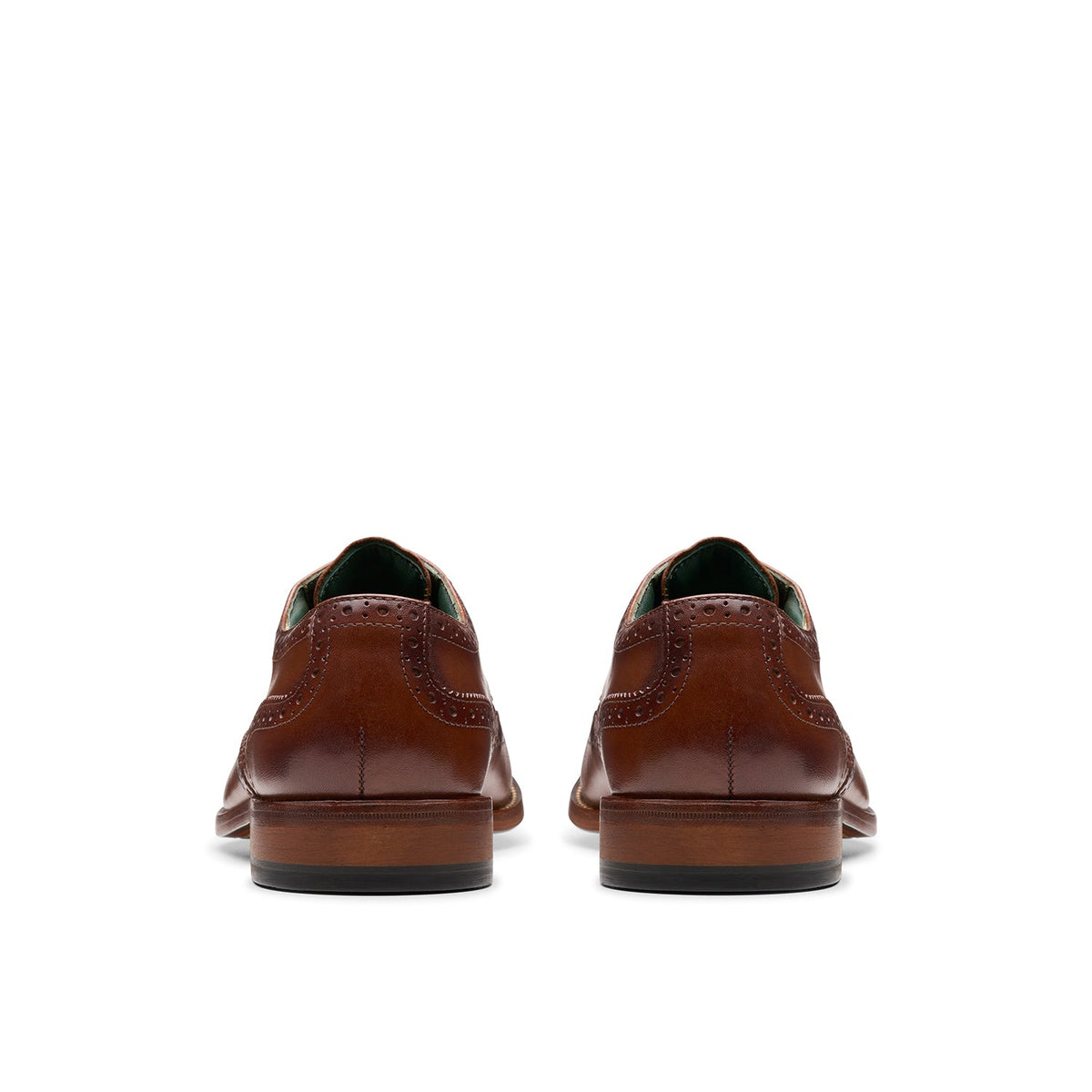 Clarks Men's Craft James Tip - Mid Tan Leather