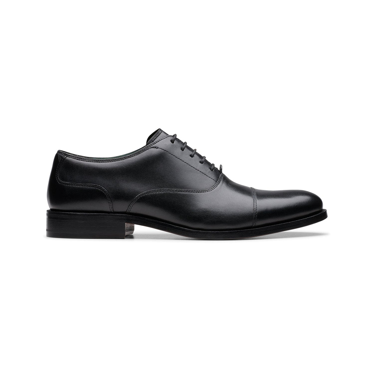 Clarks Men's Craft James Cap - Black Leather
