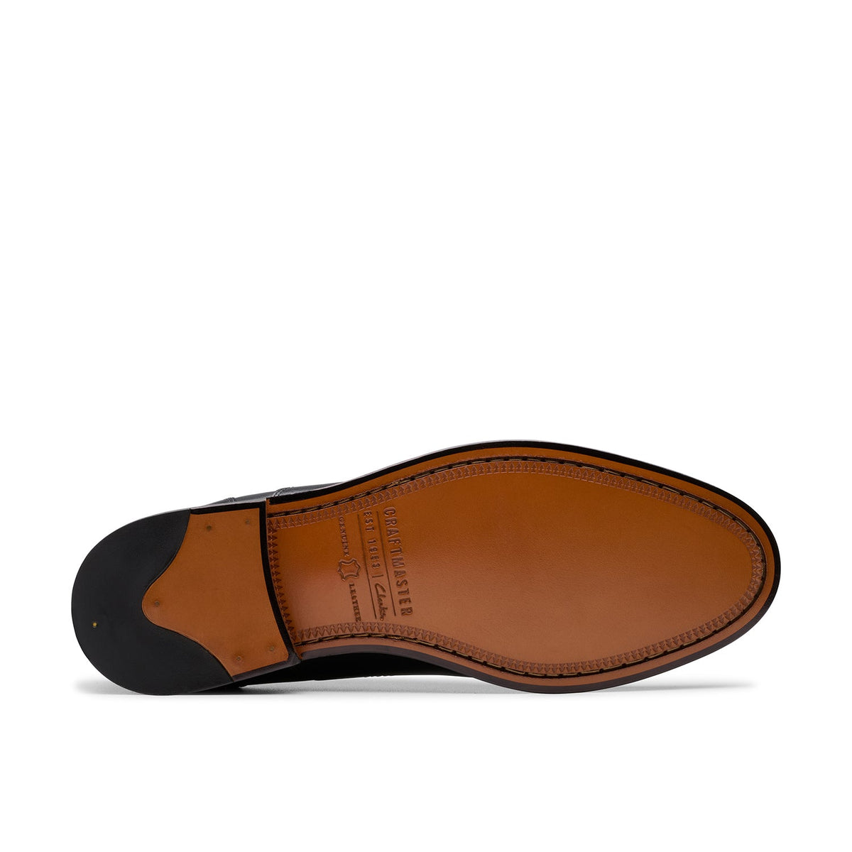 Clarks Men's Craft James Cap - Black Leather