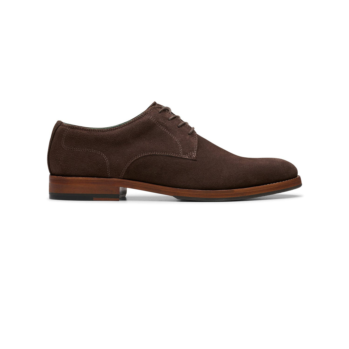 Clarks Men's Craft James Tie - Dark Brown Suede