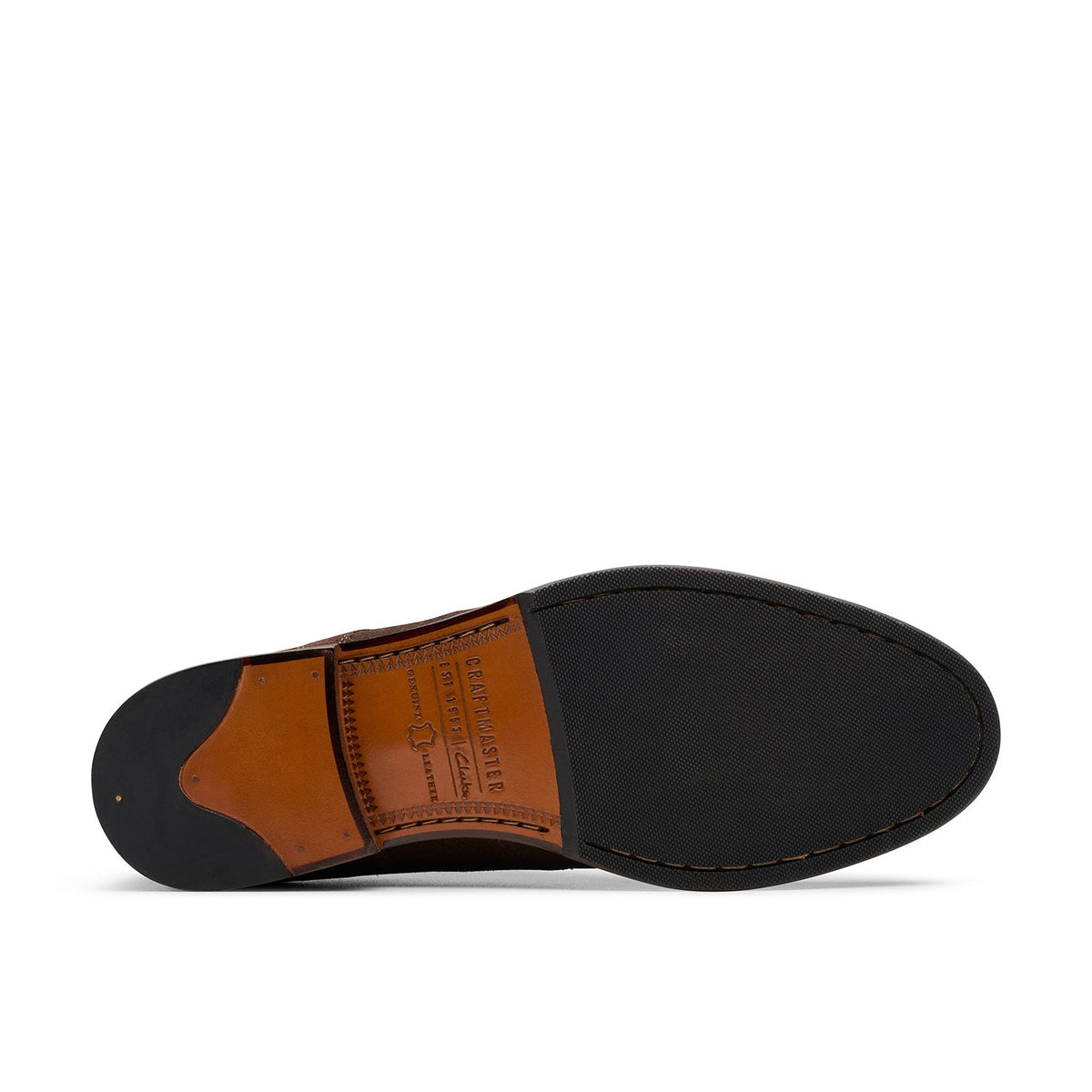 Clarks Men's Craft James Tie - Dark Brown Suede