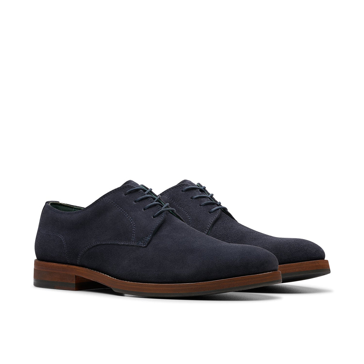 Clarks Men's Craft James Tie - Navy Suede