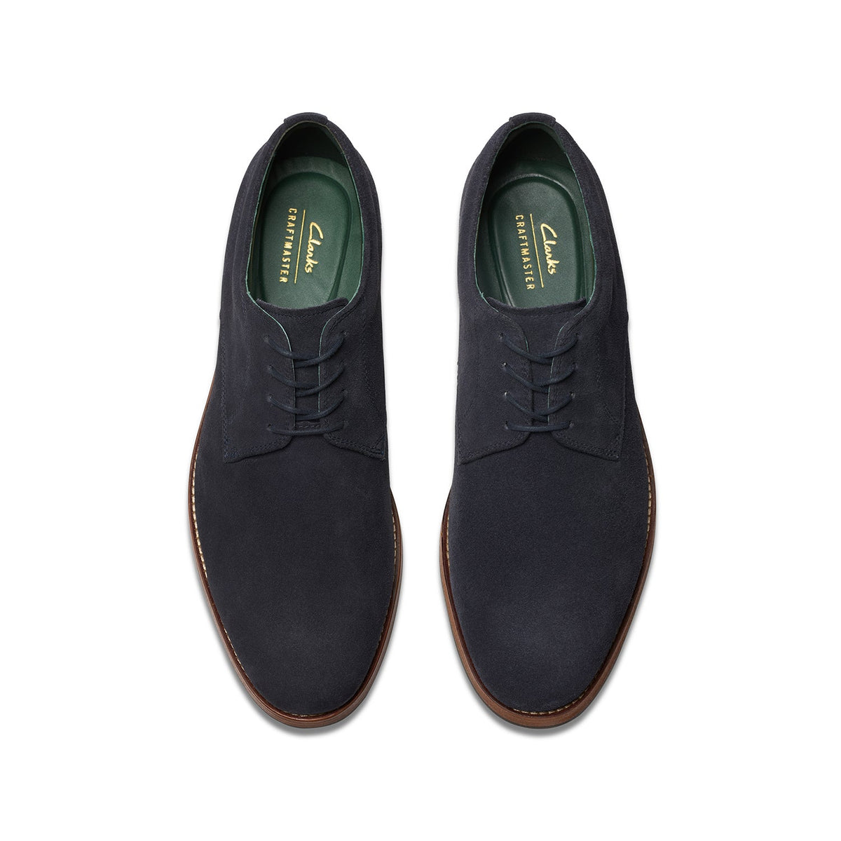 Clarks Men's Craft James Tie - Navy Suede