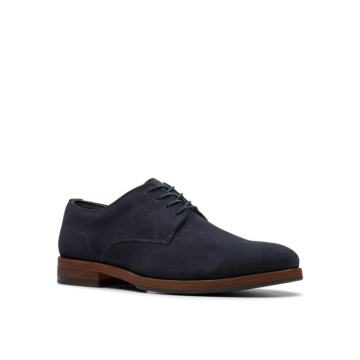 Clarks Men's Craft James Tie - Navy Suede