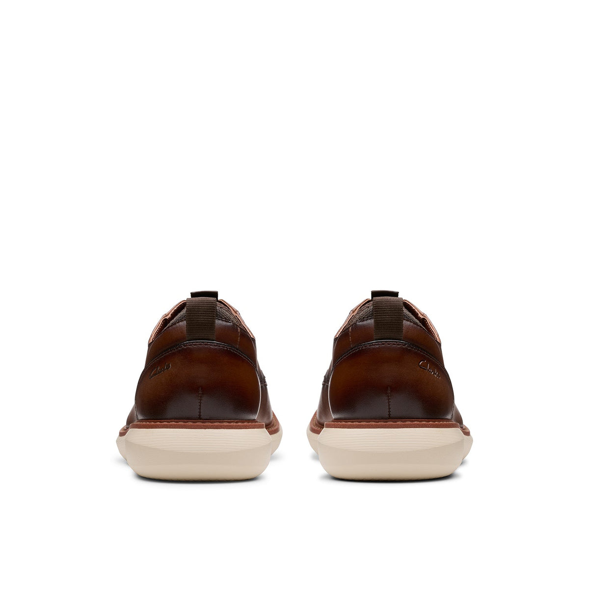 Clarks Men's Brantin Plain - Dark Tan Leather