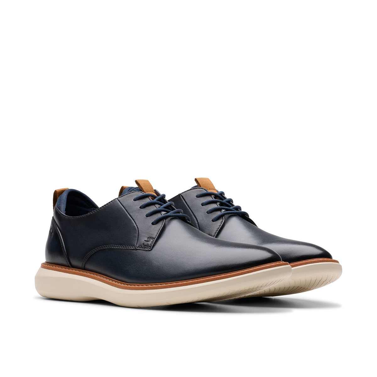 Clarks Men's Brantin Plain - Navy Leather