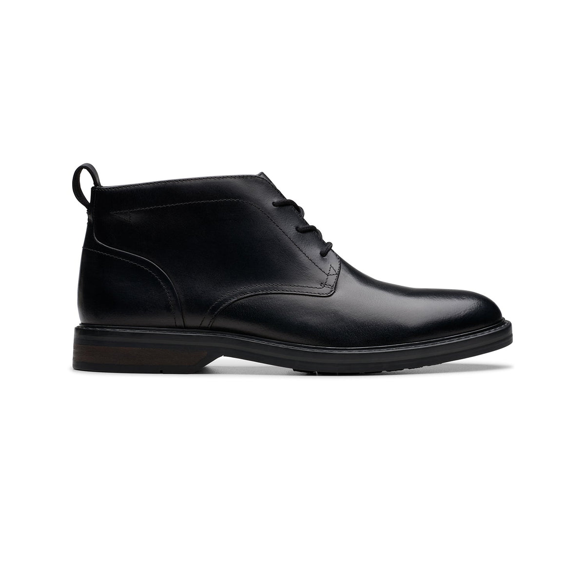 Clarks Men's Aldwin Chukka - Black Leather