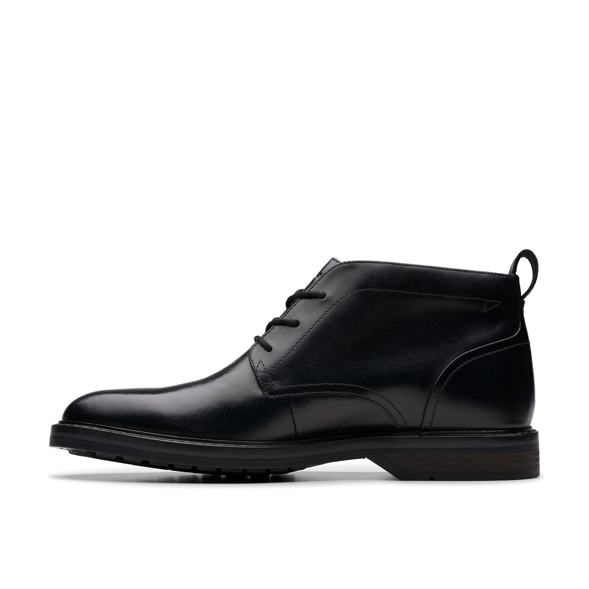 Clarks Men's Aldwin Chukka - Black Leather