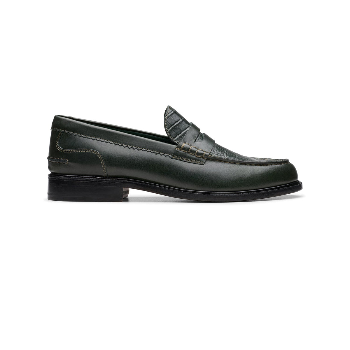 Clarks Men's Craft James Lo - Dark Green Combination