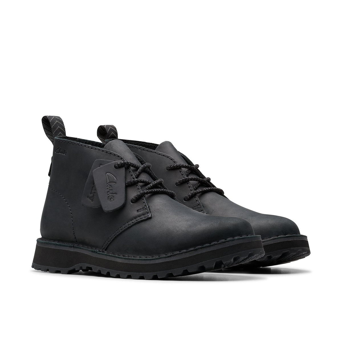 Clarks Men's Solsbury DB - Black Leather