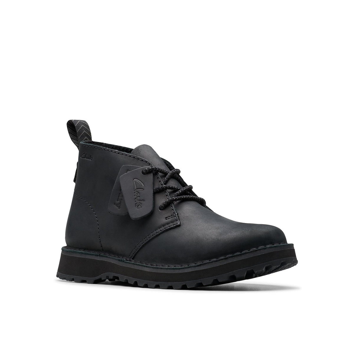 Clarks Men's Solsbury DB - Black Leather