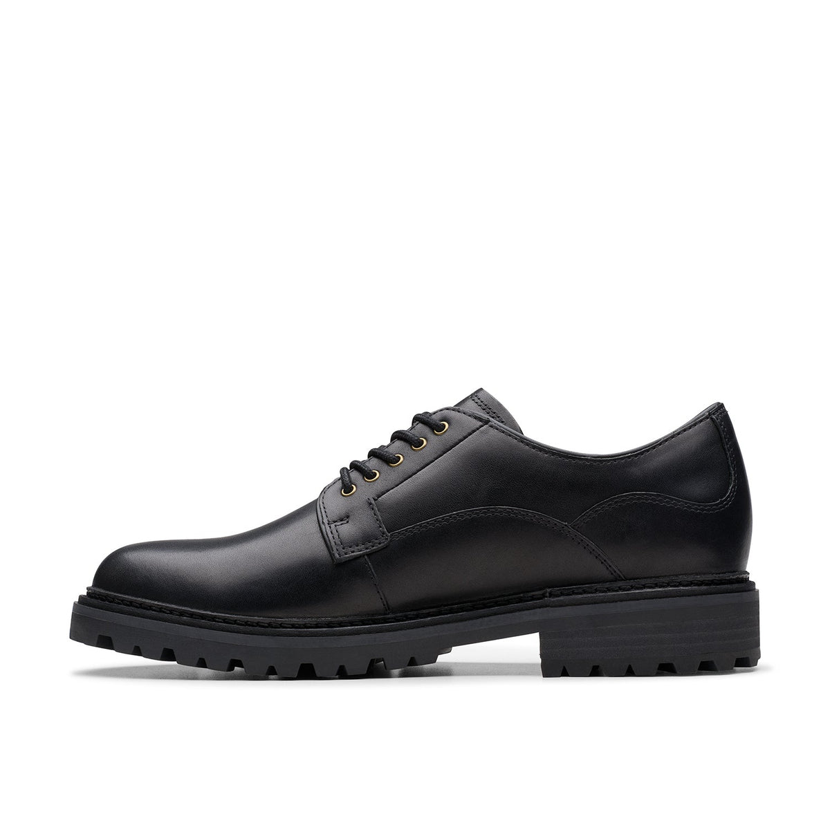 Clarks Men's Clarkridge Lo - Black Leather