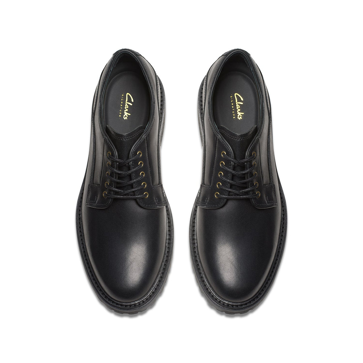 Clarks Men's Clarkridge Lo - Black Leather