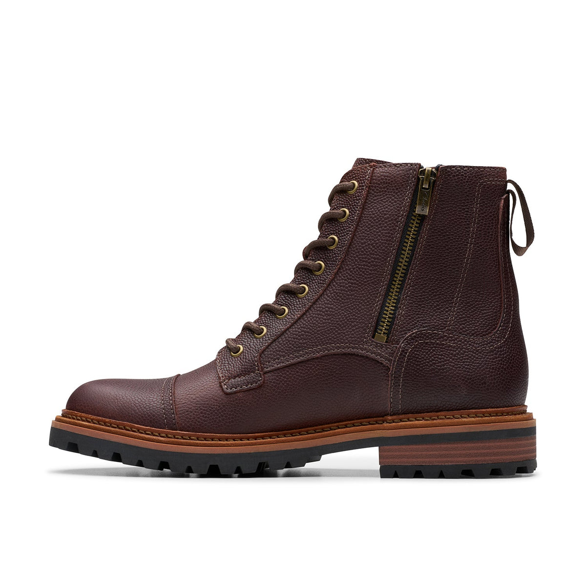 Clarks Men's Clarkridge Hi - Brown Scotch Grain