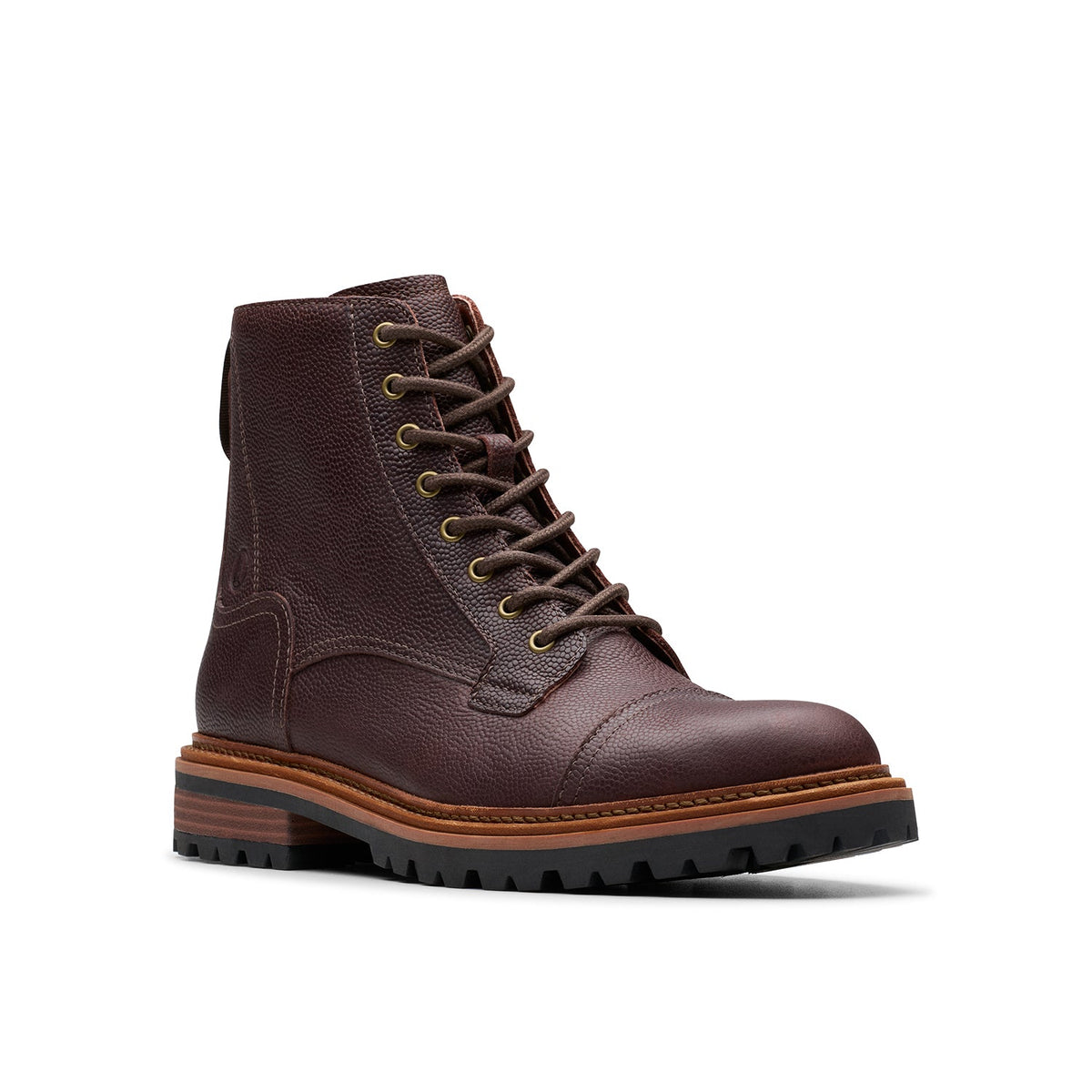 Clarks Men's Clarkridge Hi - Brown Scotch Grain