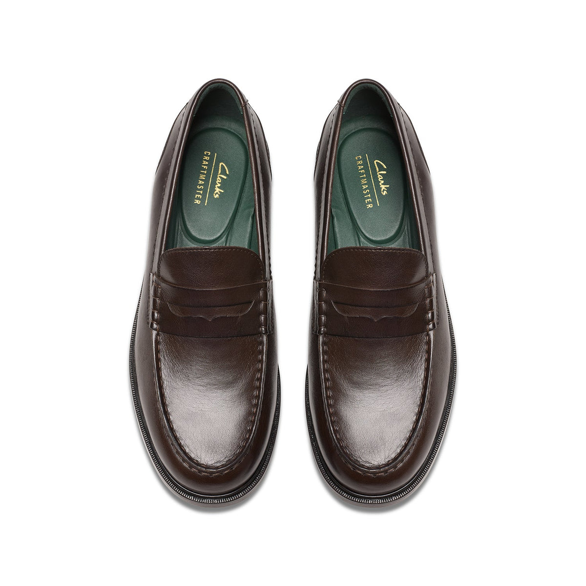 Clarks Men's Craft James Lo - Dark Brown Leather