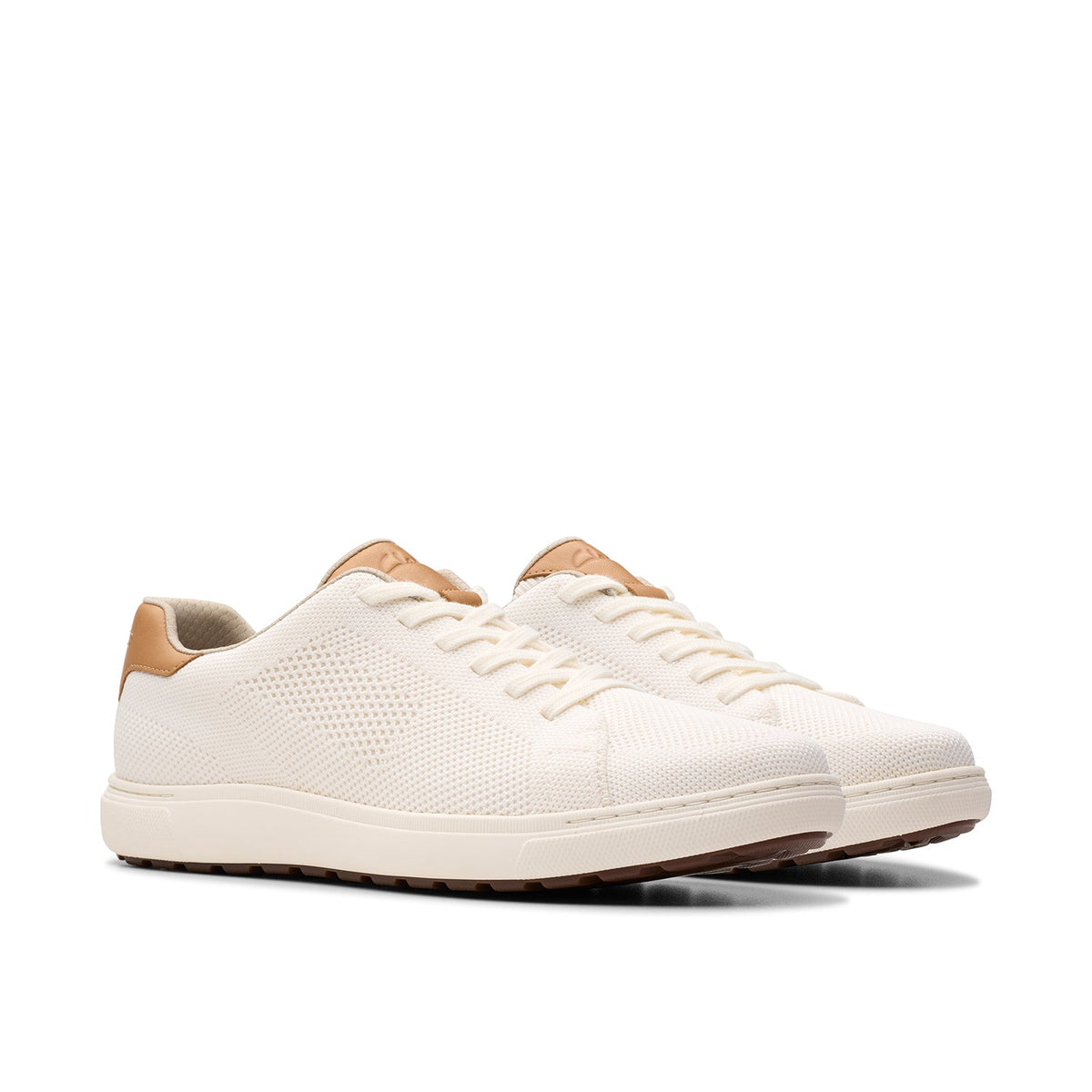 Clarks Men's Mapstone Lace - White Knit