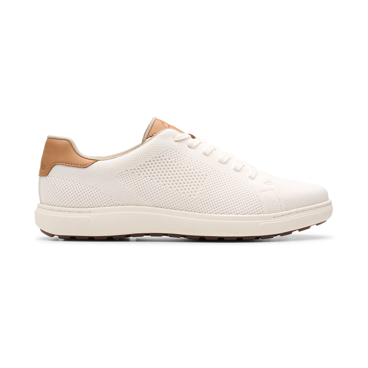 Clarks Men's Mapstone Lace - White Knit