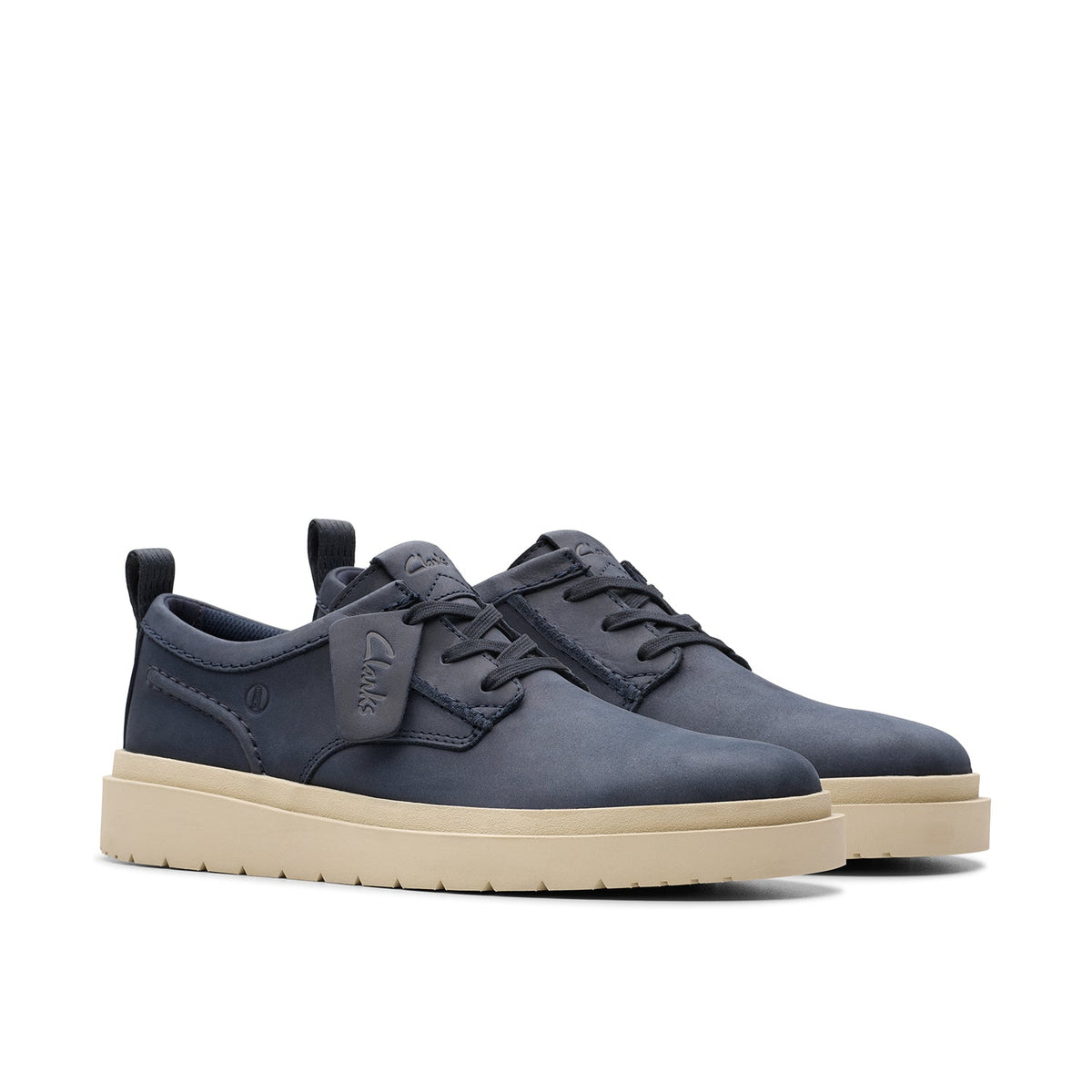 Clarks Men's Polden Lace - Navy Leather