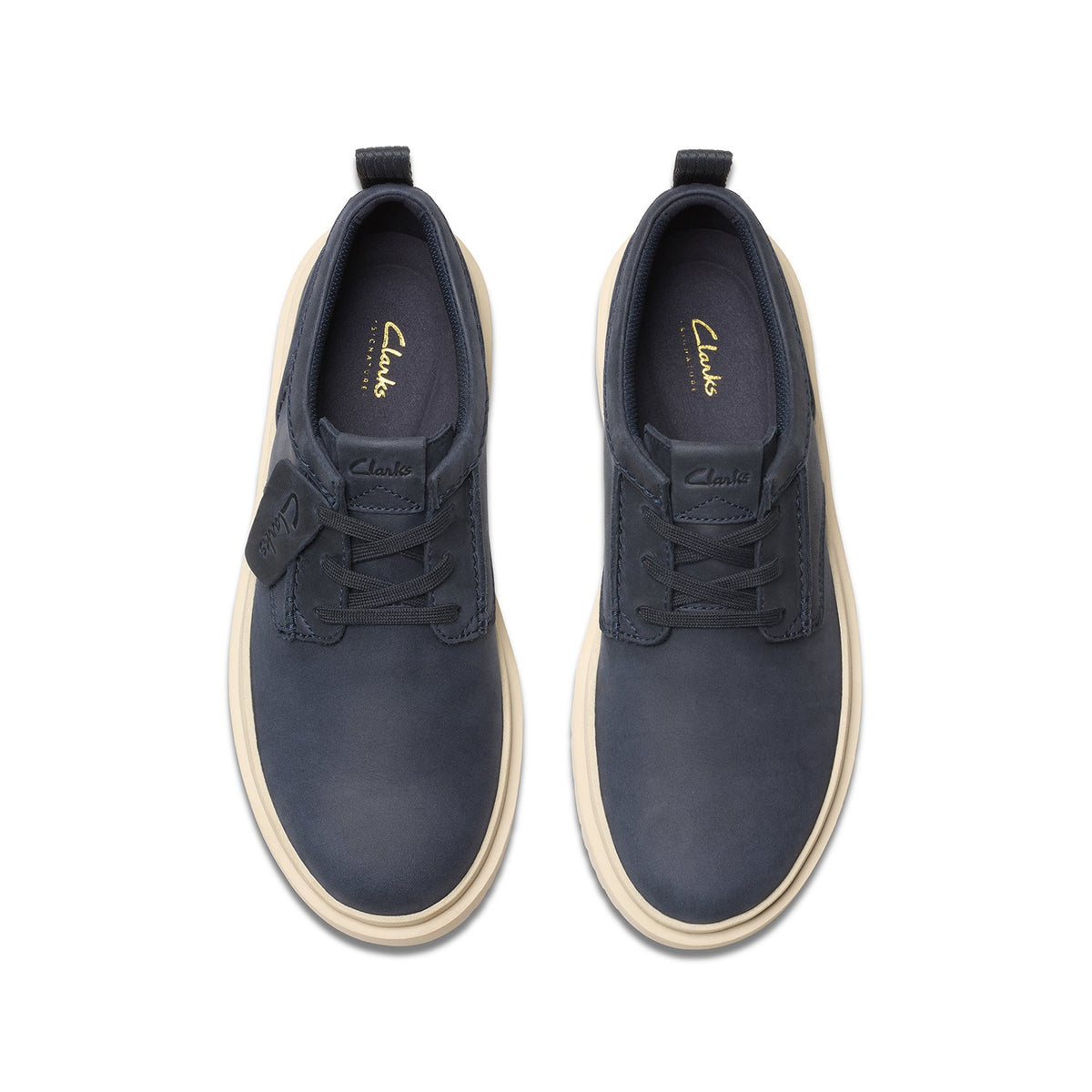 Clarks Men's Polden Lace - Navy Leather