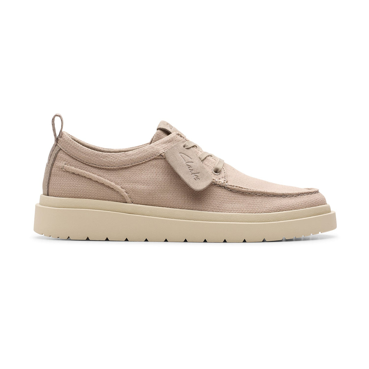 Clarks Men's Polden Moc - Grey Canvas
