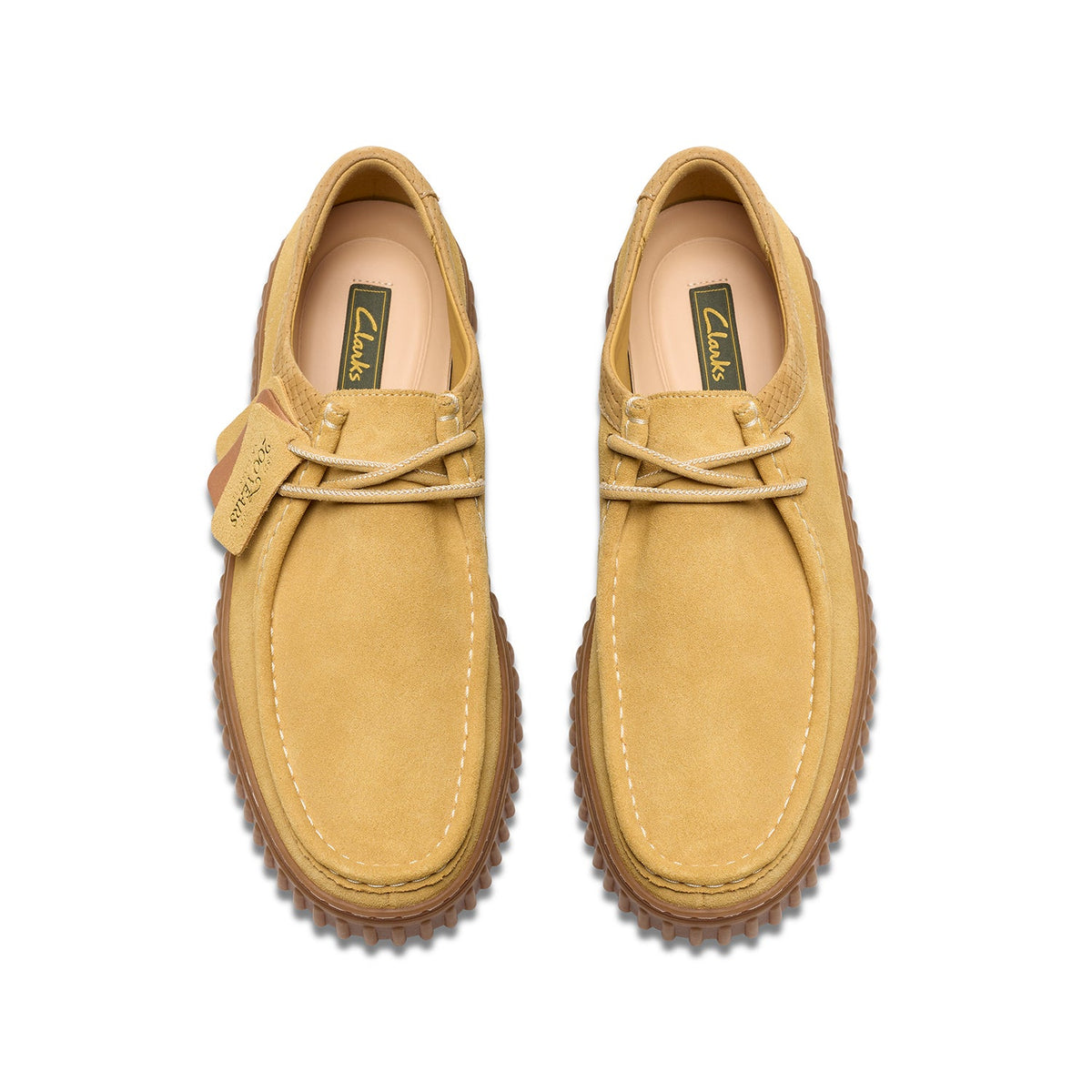 Clarks Men's Torhill Lo - Golden Tan Suede