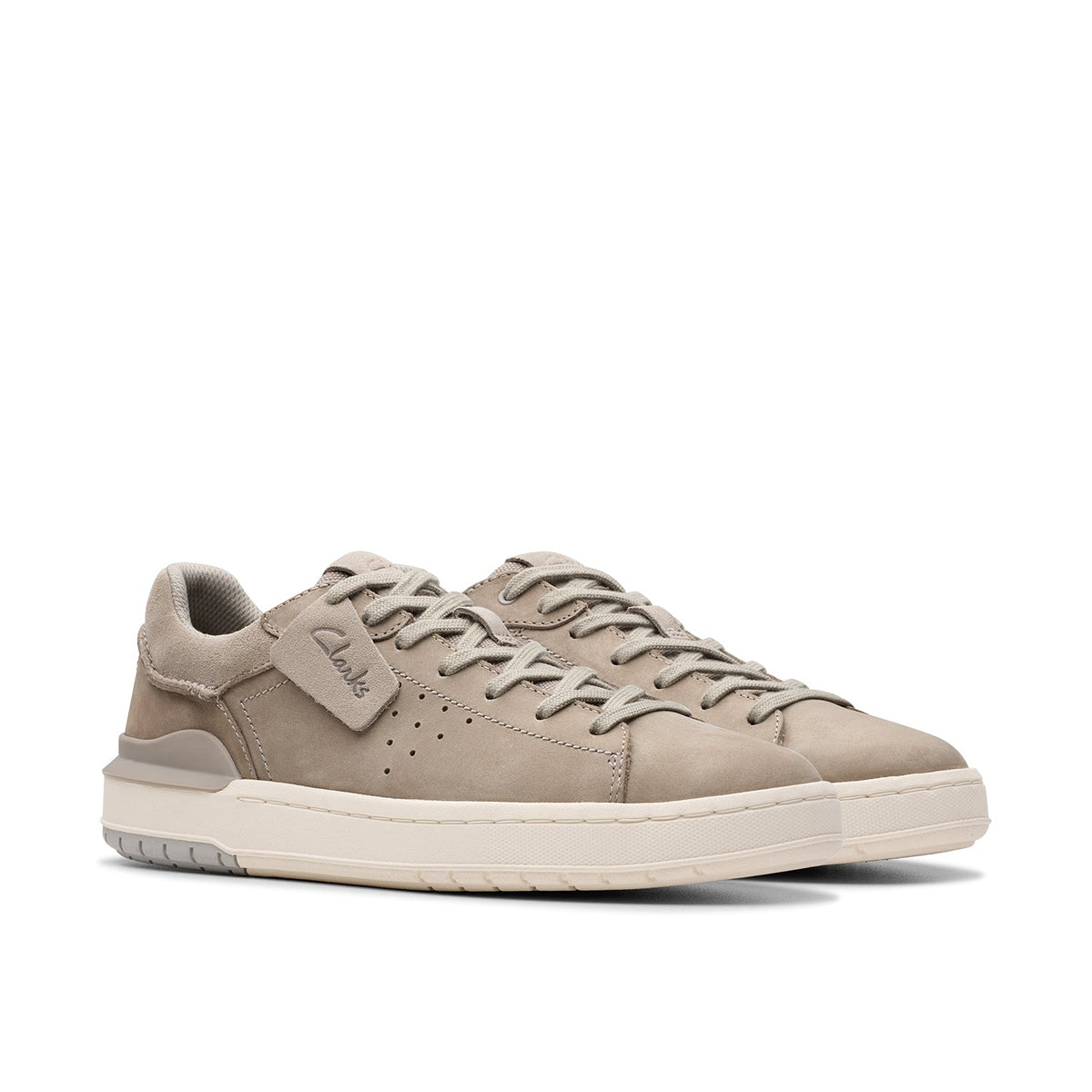 Clarks Men's Courtlite2 Run - Grey Nubuck