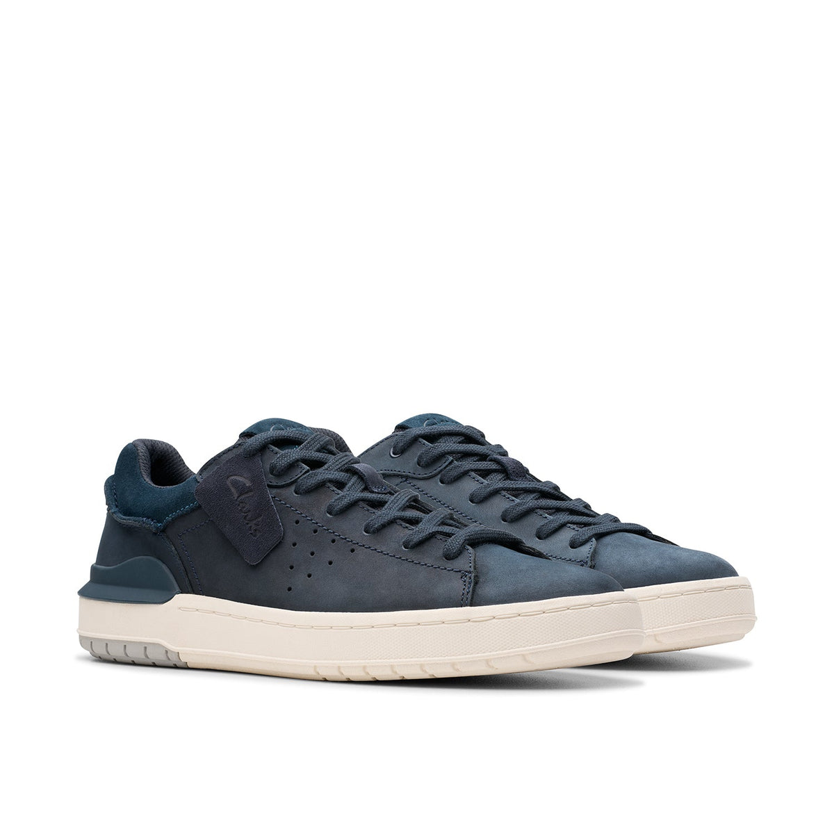 Clarks Men's Courtlite 2 Run - Navy Nubuck