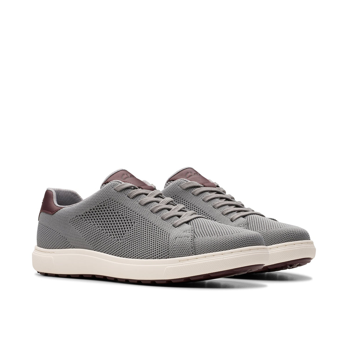 Clarks Men's Mapstone Lace - Grey Knit