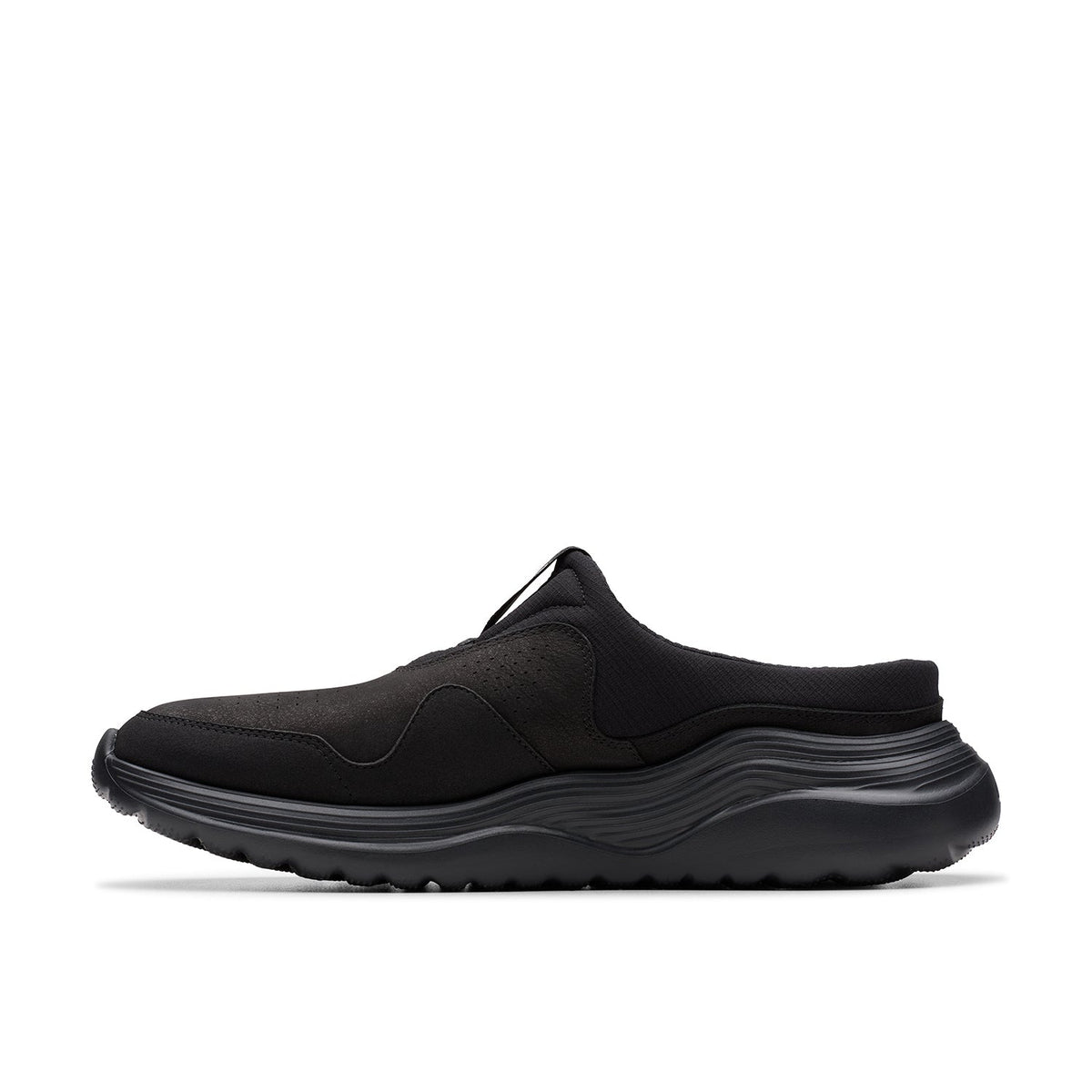 Clarks Men's LT 360 Mule - Black Nubuck