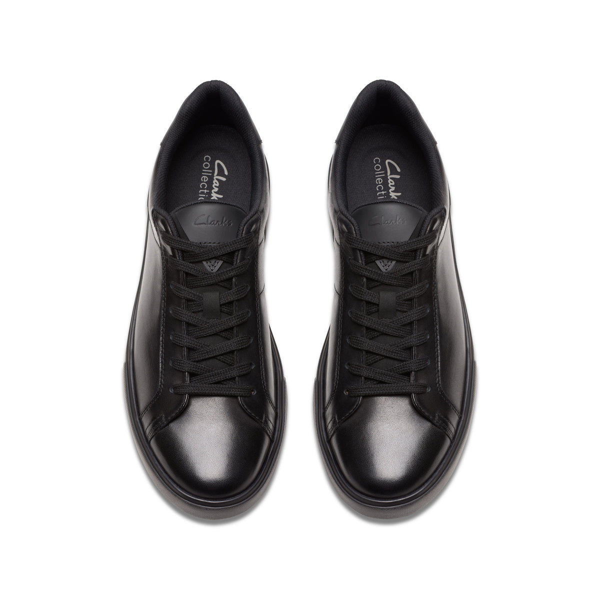 Clarks Romsey Lace Men's Shoes - Black Leather