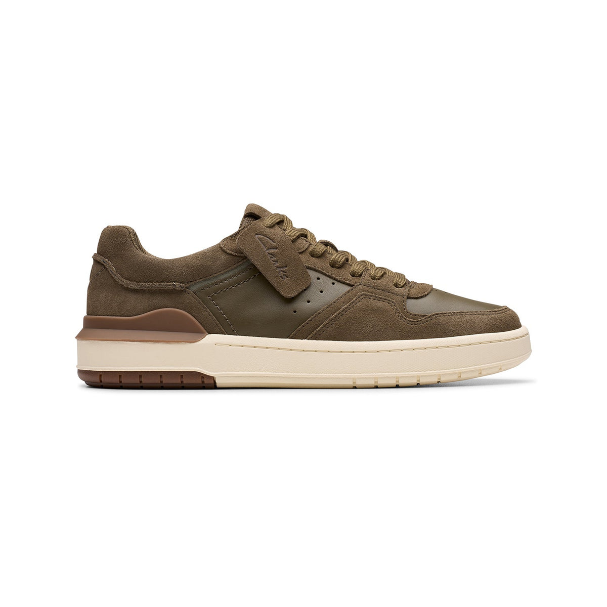 Clarks Men's Courtlite 2 Lo - Khaki Suede