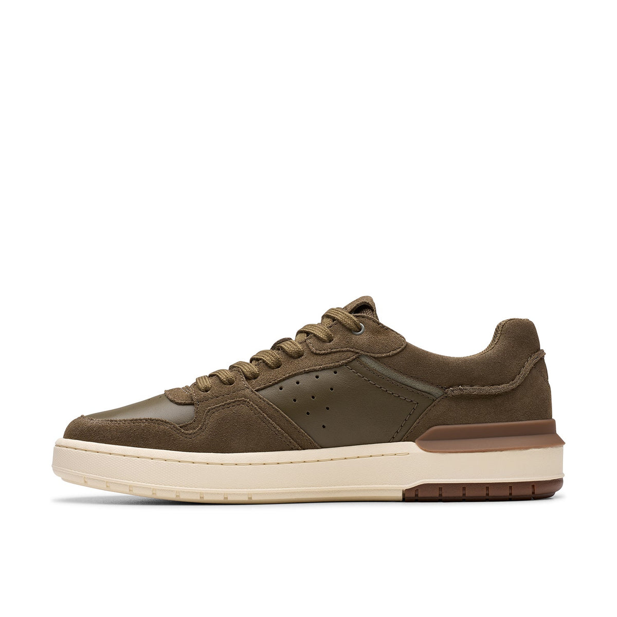 Clarks Men's Courtlite 2 Lo - Khaki Suede