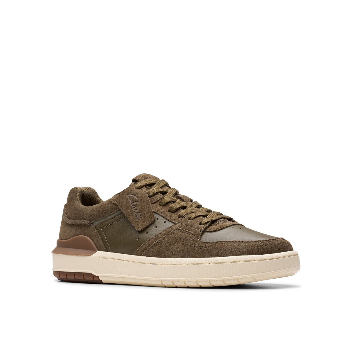 Clarks Men's Courtlite 2 Lo - Khaki Suede