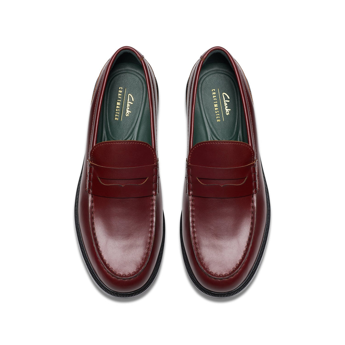 Clarks Men's Craft James Lo - Wine Leather