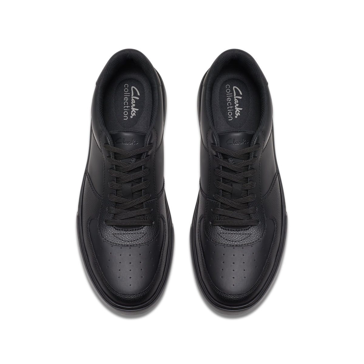 Clarks Romsey Tie Men's Shoes - Black Leather