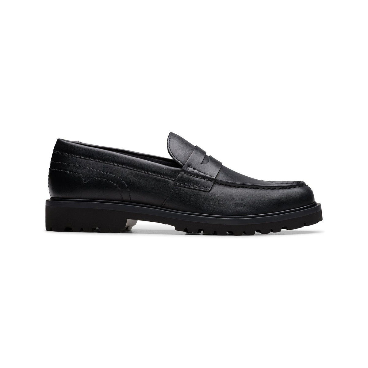 Clarks Men's Berwick Lo - Black Leather