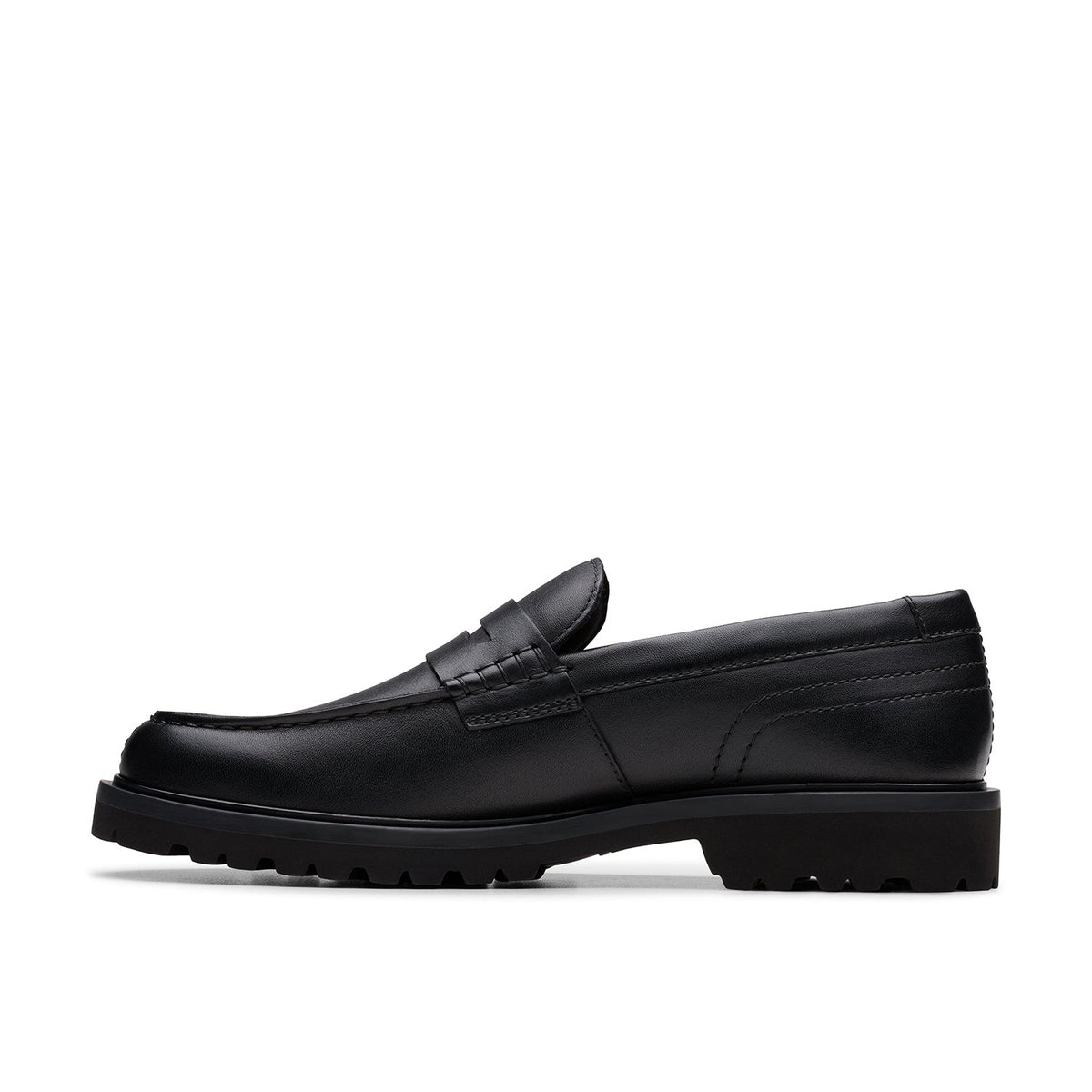 Clarks Men's Berwick Lo - Black Leather