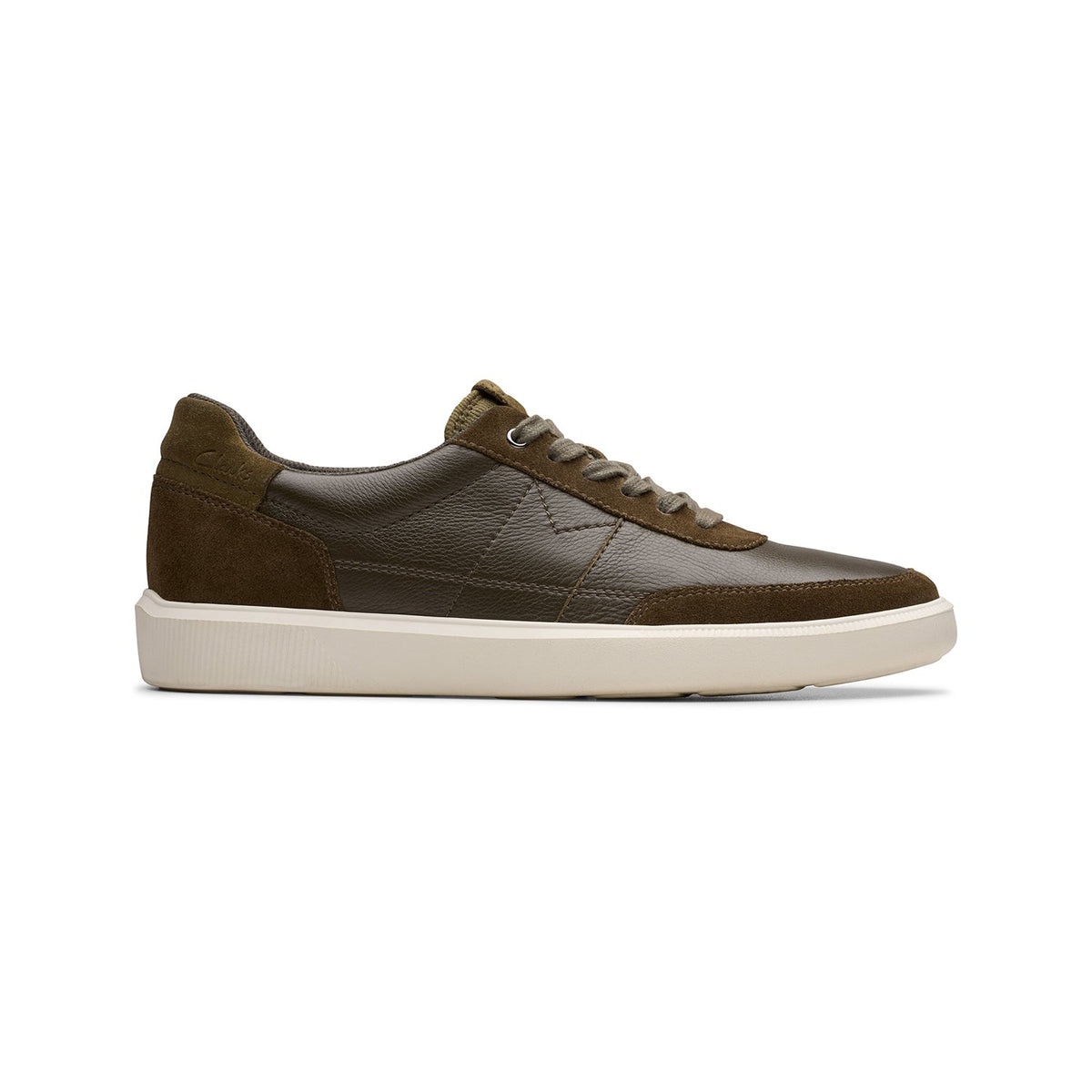 Clarks Men's Brodin Lo - Olive Leather