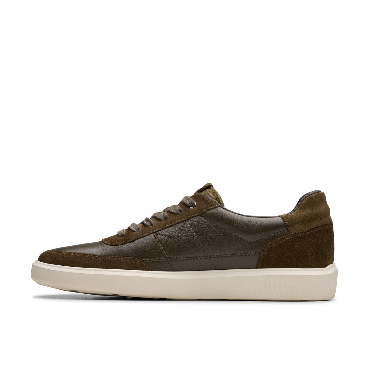 Clarks Men's Brodin Lo - Olive Leather