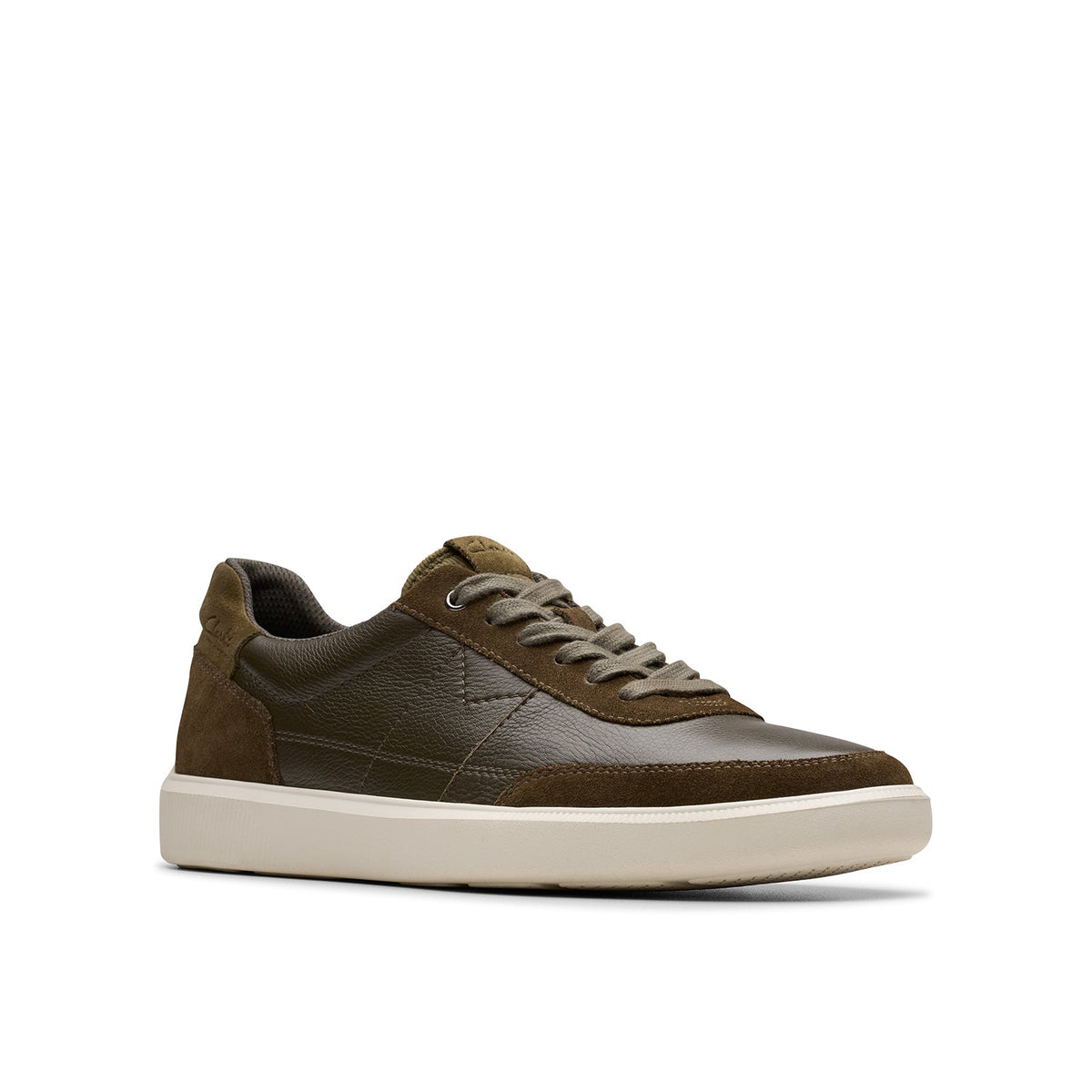 Clarks Men's Brodin Lo - Olive Leather