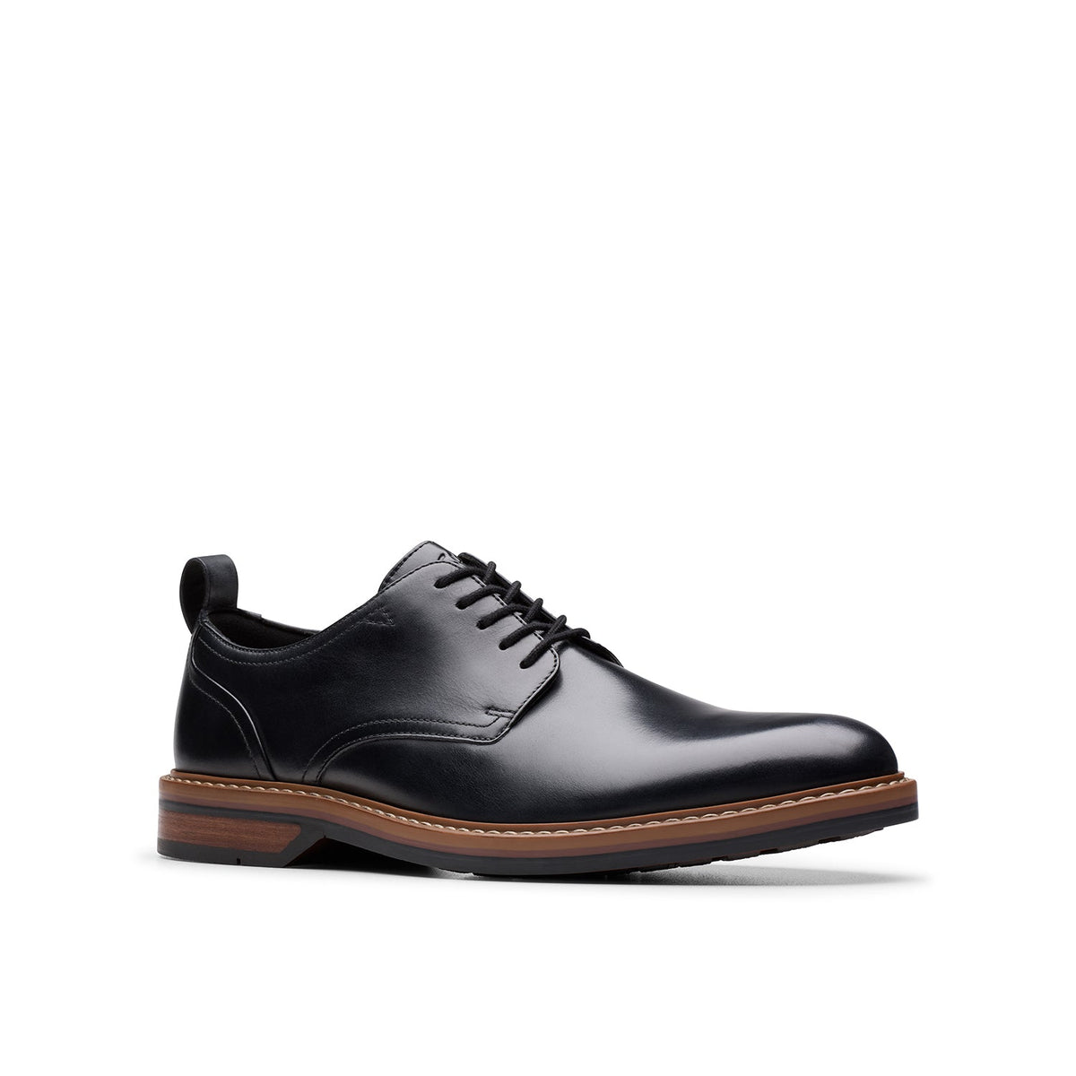 Clarks Men's Aldwin Lace Black Leather - view 4