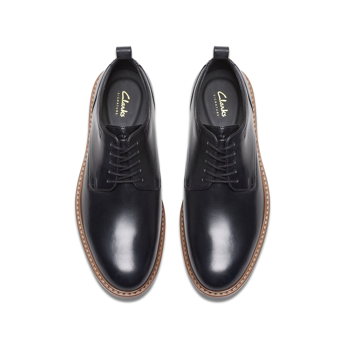 Clarks Men's Aldwin Lace Black Leather - view 6