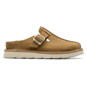 Clarks Solsbury Mule Dark sand Suede