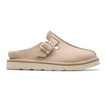 Clarks Solsbury Mule Sand Suede