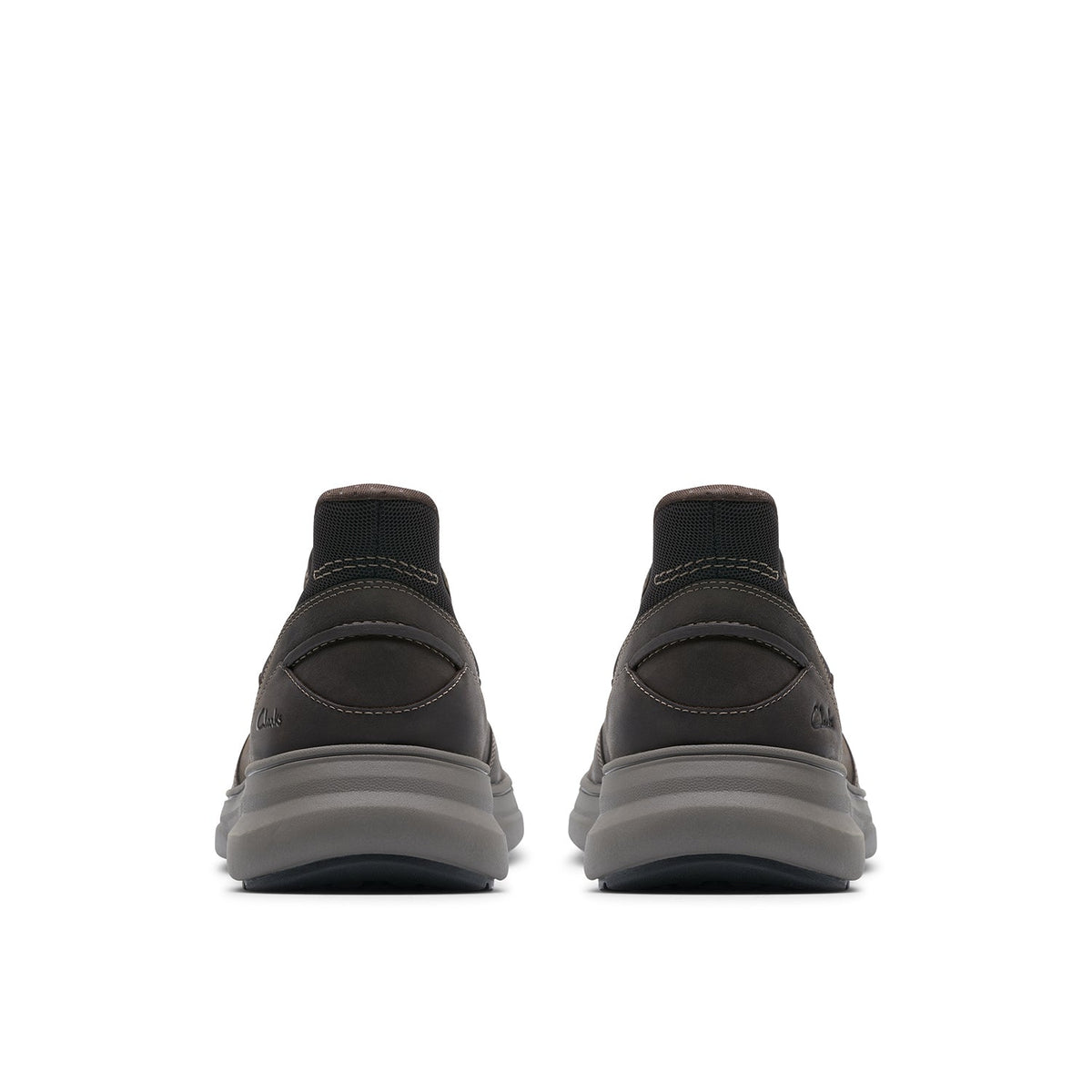 Clarks Men's Mullan Step - Dark Brown Leather