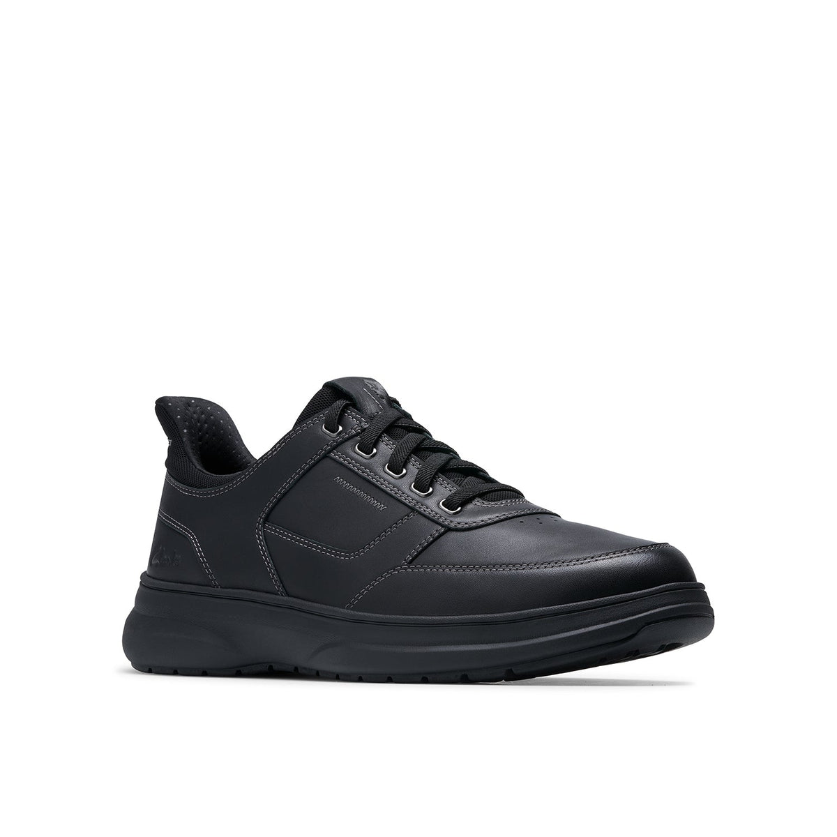 Clarks Men's Mullan Easy - Black Leather
