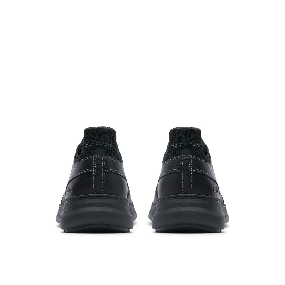 Clarks Men's Mullan Easy - Black Leather