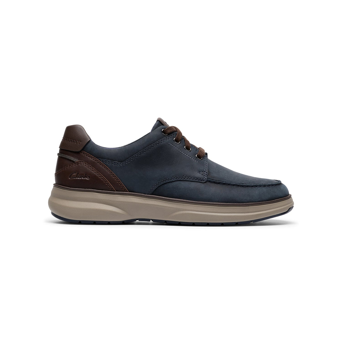 Clarks Men's Mullan Moc - Navy Leather